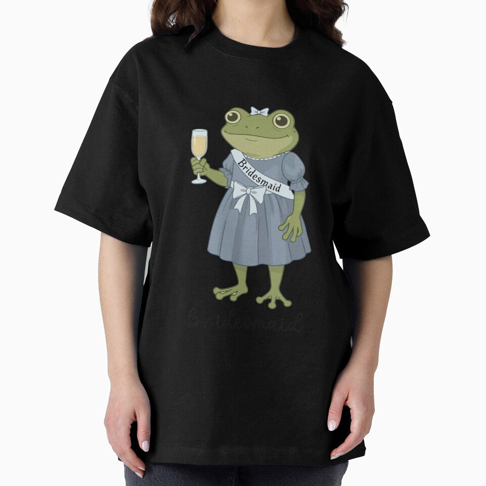 Retro Bridesmaid Frog Bachelorette Party Wedding Squad Funny by kiralynstration