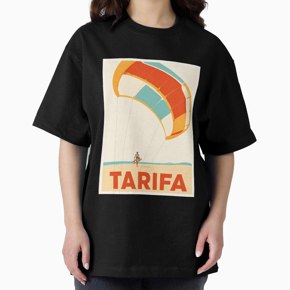 Tarifa Kitesurf Vintage Travel Poster by Islabonita.