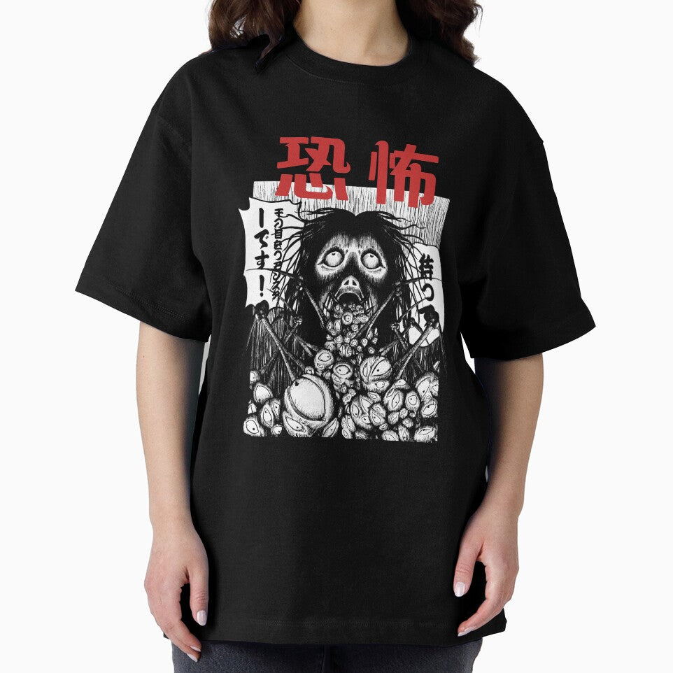 Anime Manga Graphic Top, Japanese Horror Art by Merchking1