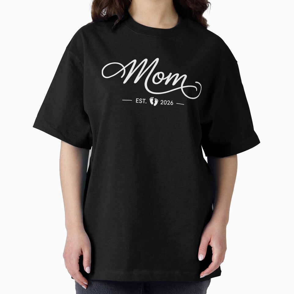 Mom Est. 2026 quote design by GiraffeandStuff