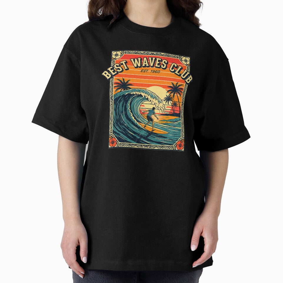 Vintage Surf Style. BEST WAVES CLUB. by Giulivo Store Graphic