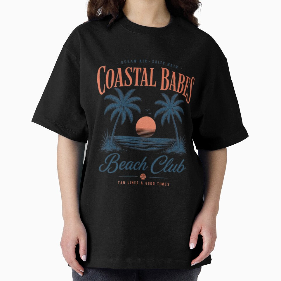 Coastal Babes Beach Club Retro Sunset by AveniaOficial