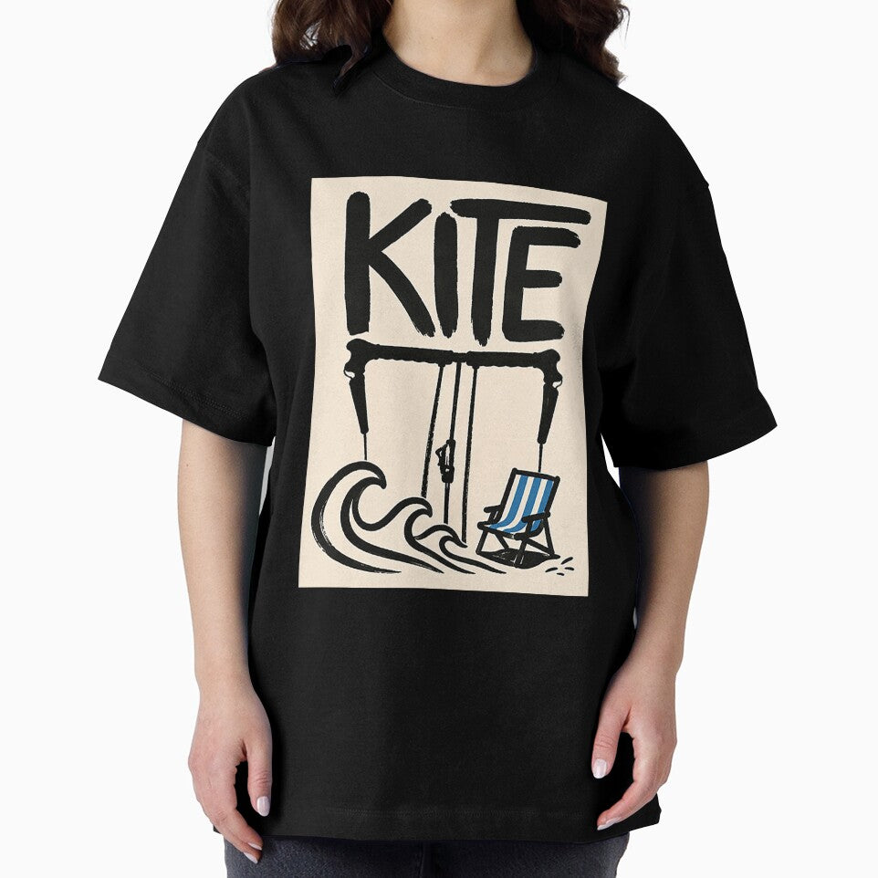 Kite Beach Club Minimal Coastal Poster by Islabonita.