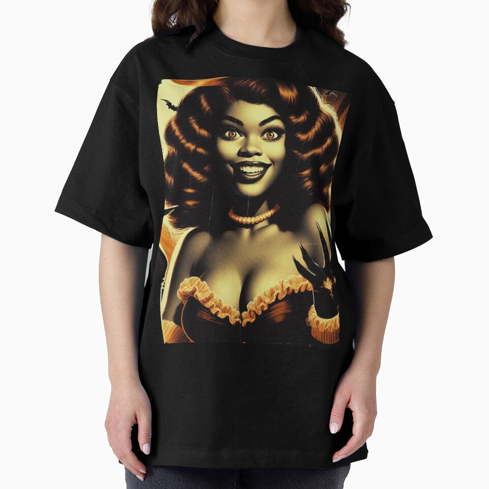 Retro Halloween Woman by PulpVintage