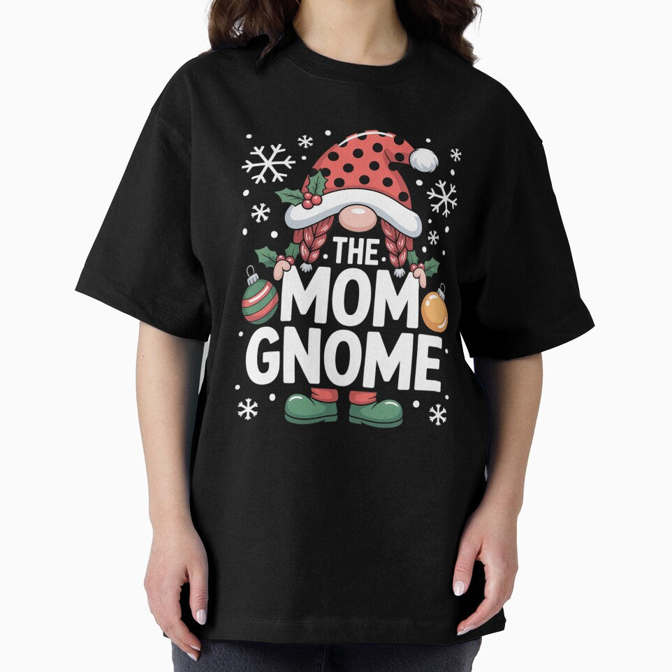 Mom Gnome Buffalo Plaid Matching Family Christmas by MinaReinger