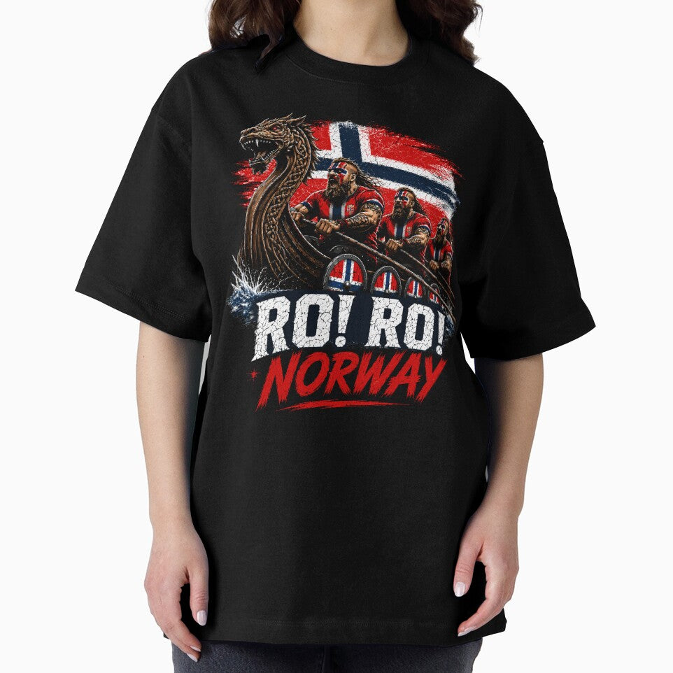 Norwegian Viking Ship Norway Flag Row Country Heritage Pride by Artifyo
