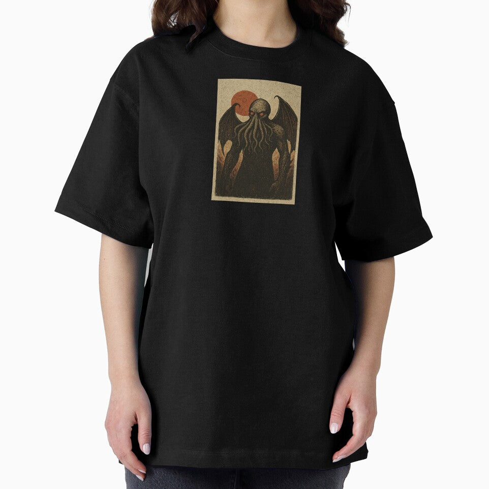 Cthulhu Rises – Retro Horror Halloween Design by BlackStarShop77