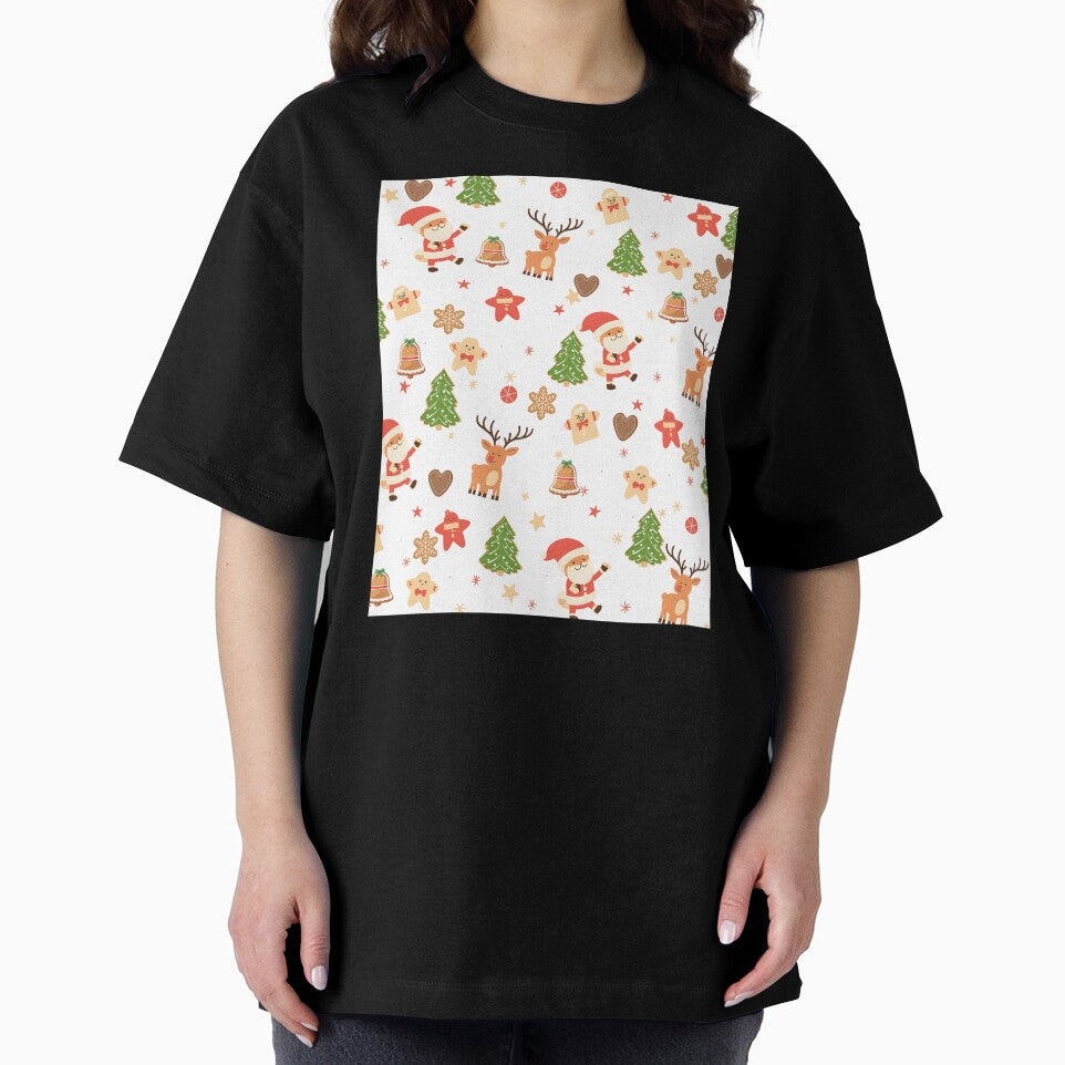 Cute Kawaii Christmas Pattern – Santa, Reindeer, Cookies & Holiday Trees by arteena