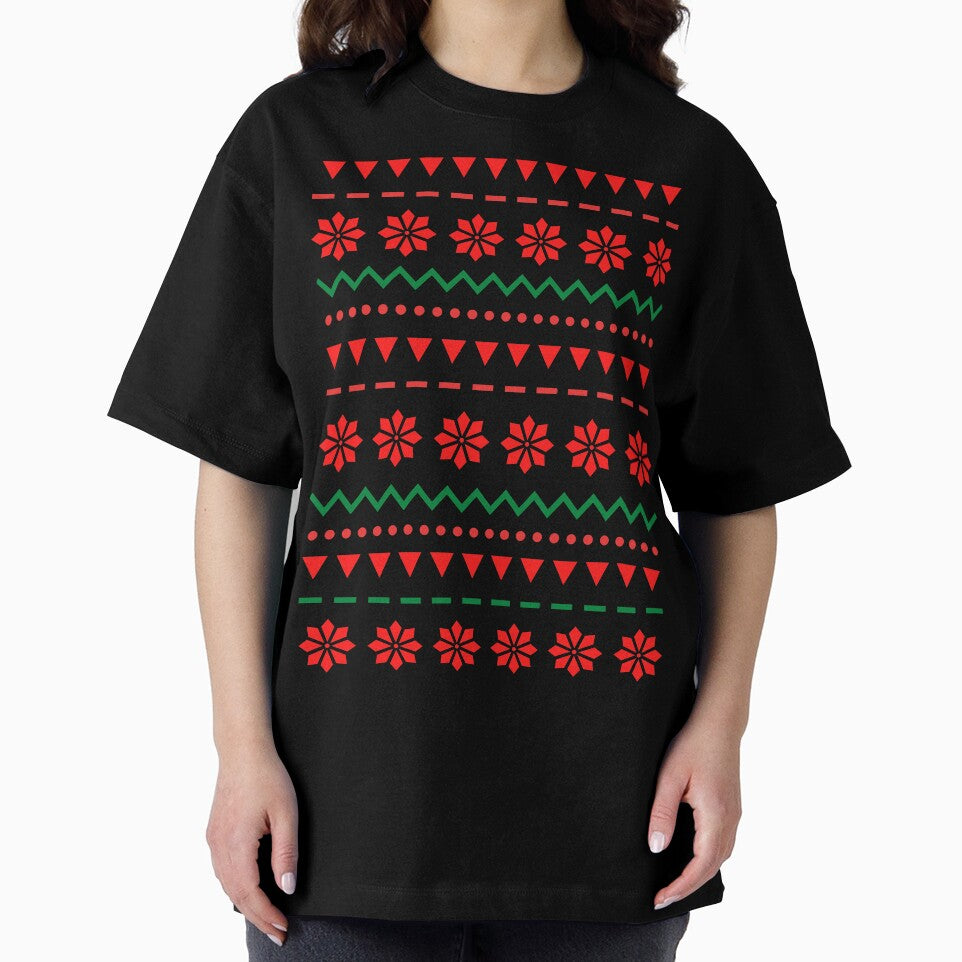 Cute vintage Christmas Sweater Pattern - Holiday Pattern by SheetalMourya