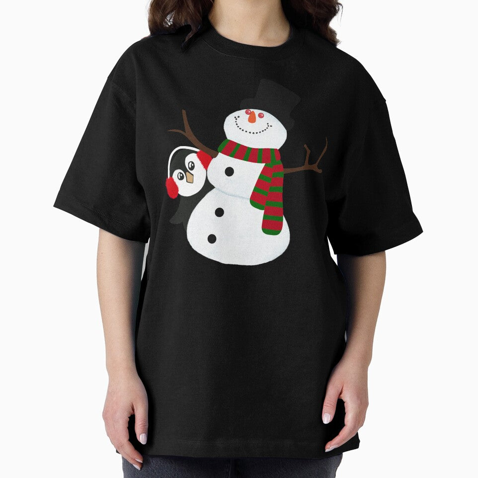 Cute Penguin Snowman Holiday Design by oursunnycdays