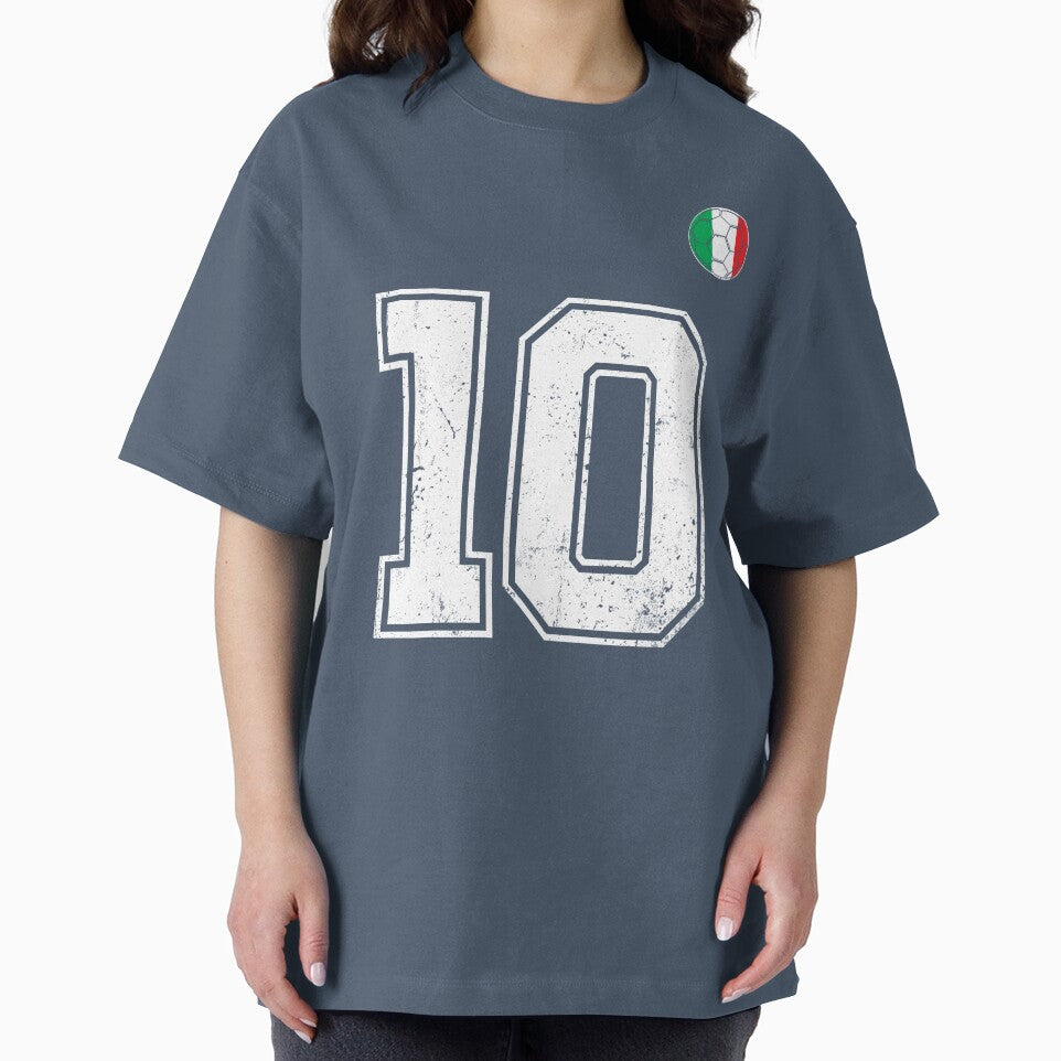 Italy Soccer Number 10 Vintage Sports Fan by RoyesButler