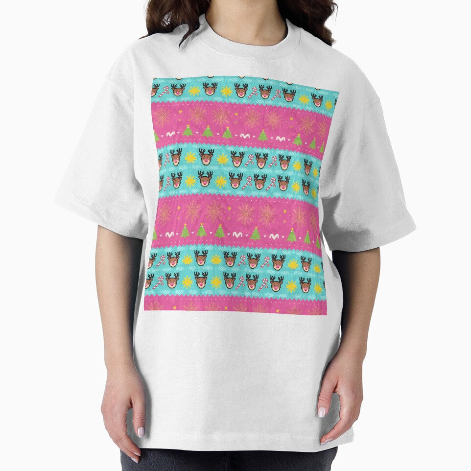 Kawaii Chrismas Ugly Sweater Pattern by BeeStylishTees