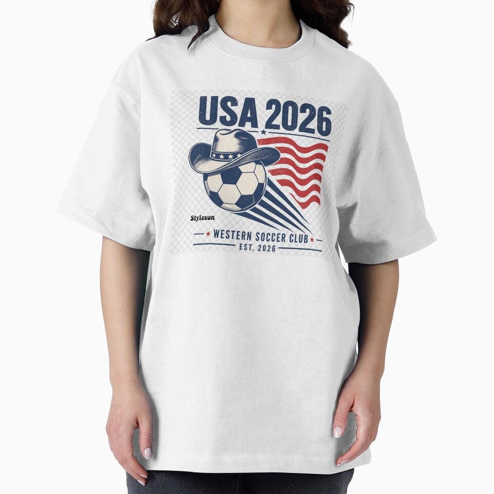 Comfort Colors 1990s USA Football Team T-Shirt Cropped T-Shirt of the USA Team by MstyleSun
