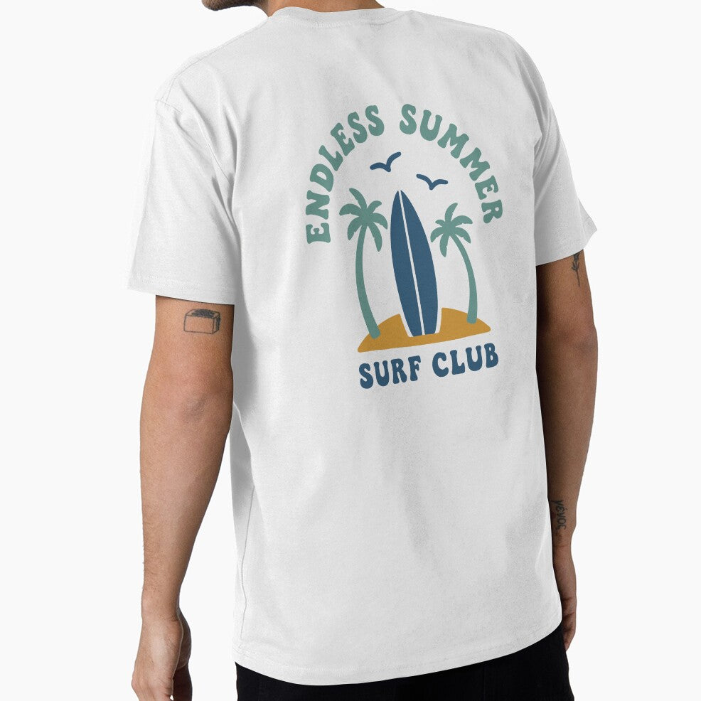 Endless Summer Surf Club - Retro Beach by cladeart