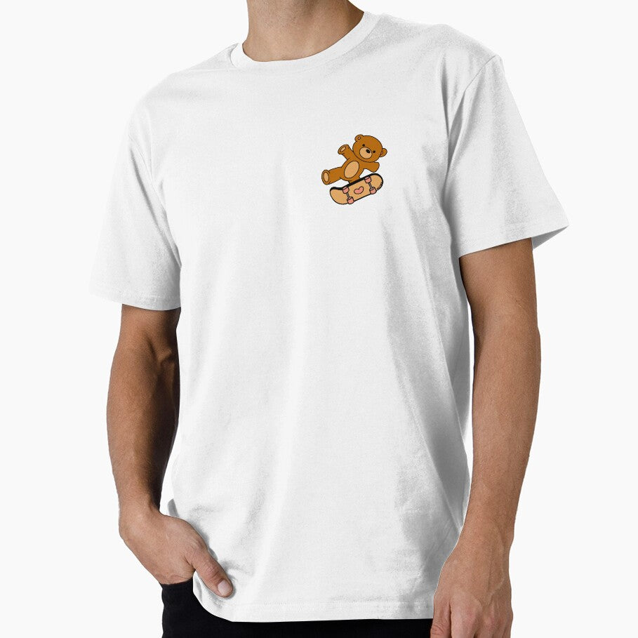 Teddy bear on a skateboard by M4yxs