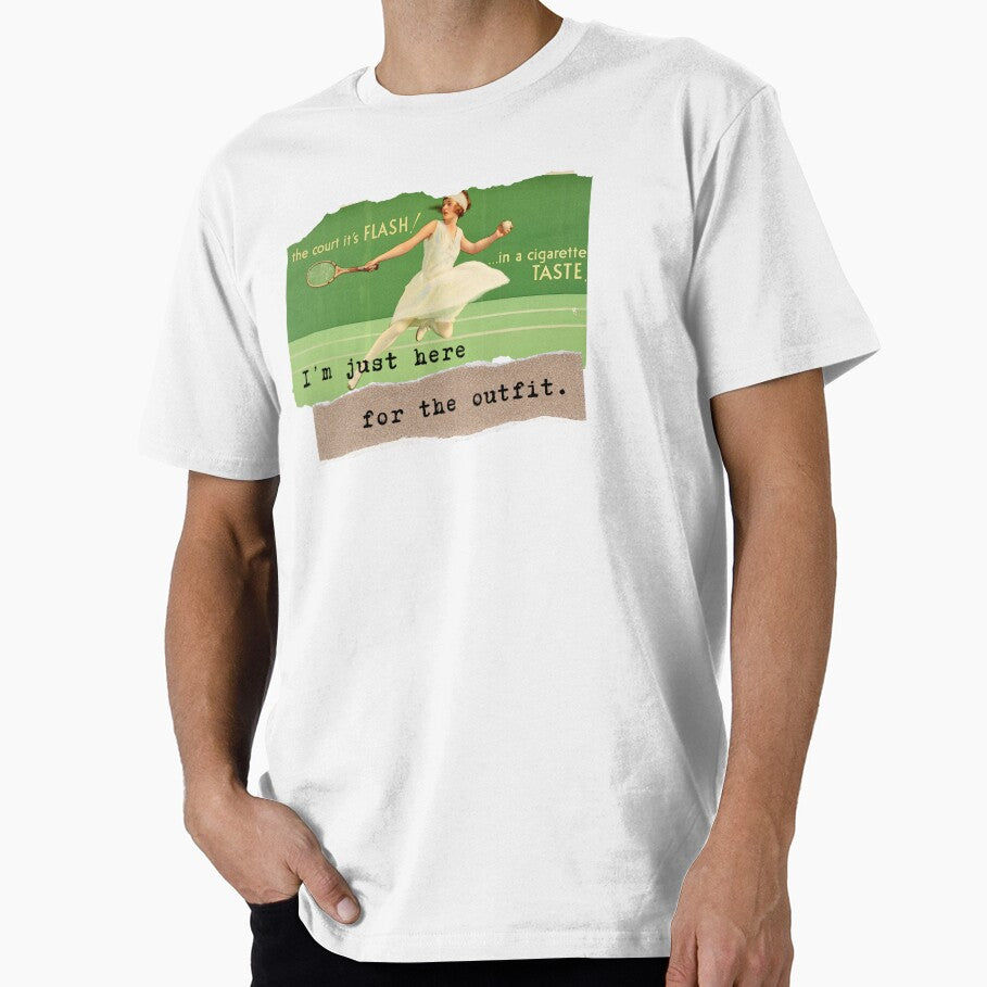 Vintage Tennis Woman Collage Retro Sports Aesthetic by area248