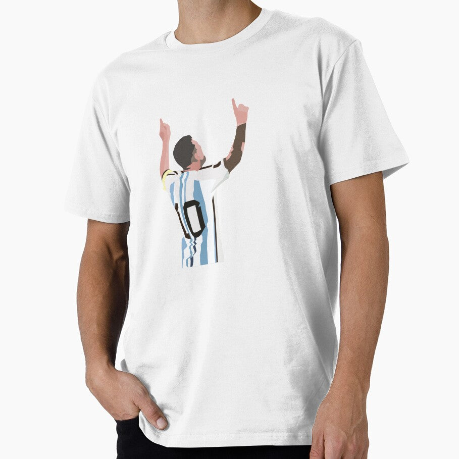Minimalist Football Legend Celebration Art by bouymakesart