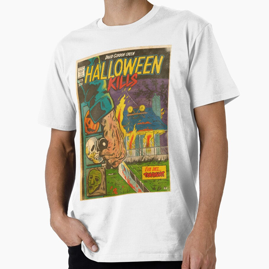 Halloween Movie Parody vintage EcComics Style by Nache Ramos