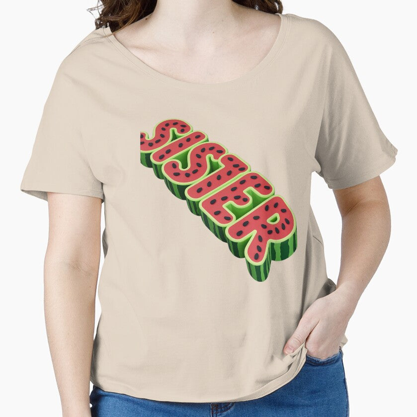 Sister Watermelon Summer Fruit Family Matching Birthday by SIGORDESIGN