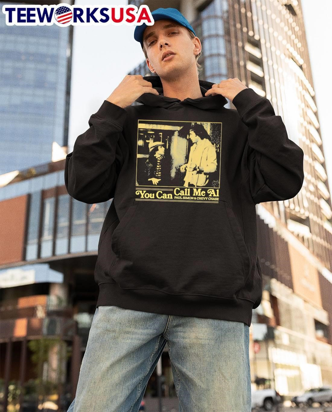 Paul Simon and Chevy Chase You Can Call Me Al T-Shirt