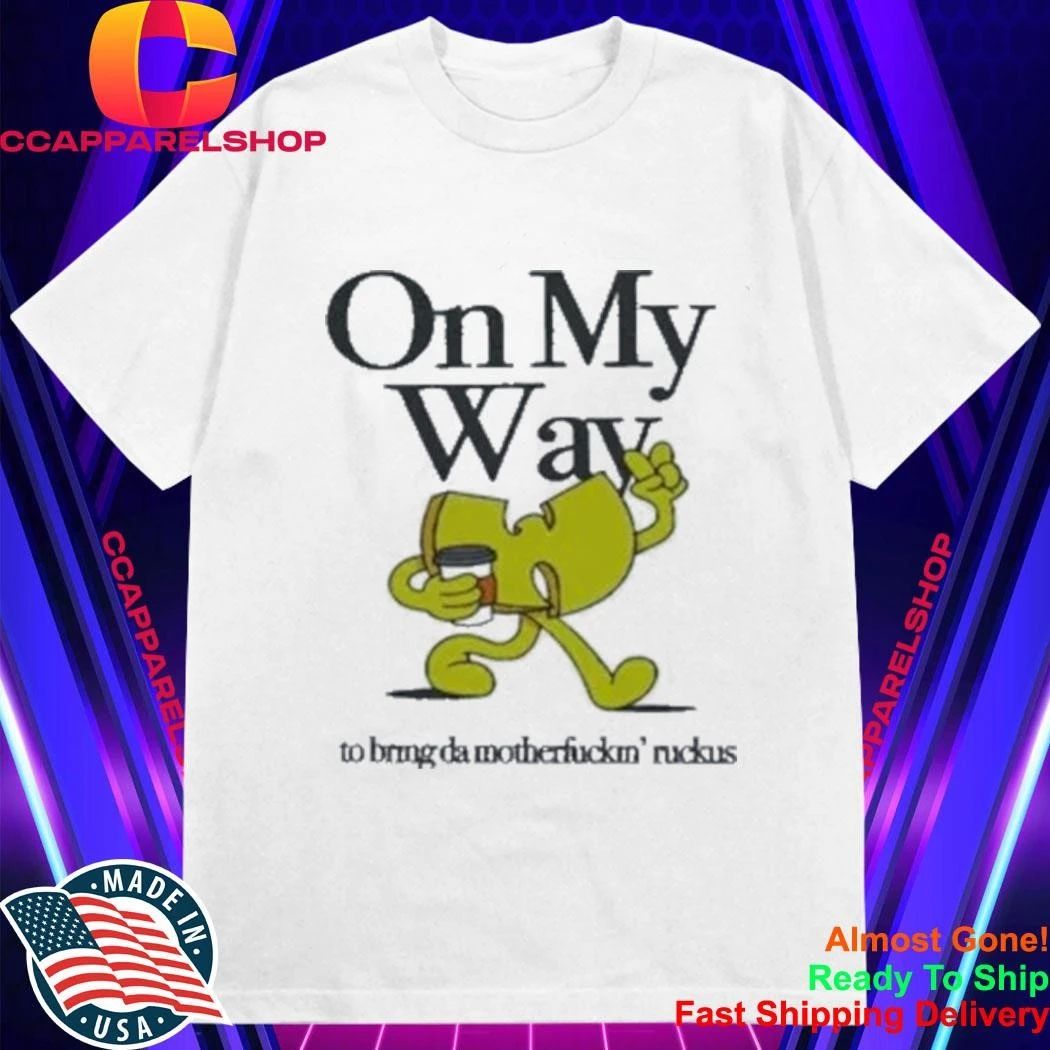Wu Tang Clan On My Way To Bring Da Motherfuckin Ruckus Hip Hop Cartoon Graphic Shirt
