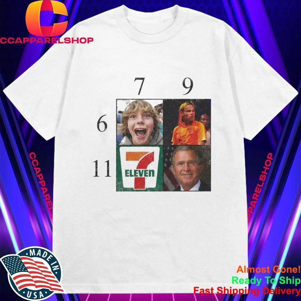 67911 6ix9ine George W. Bush Shirt