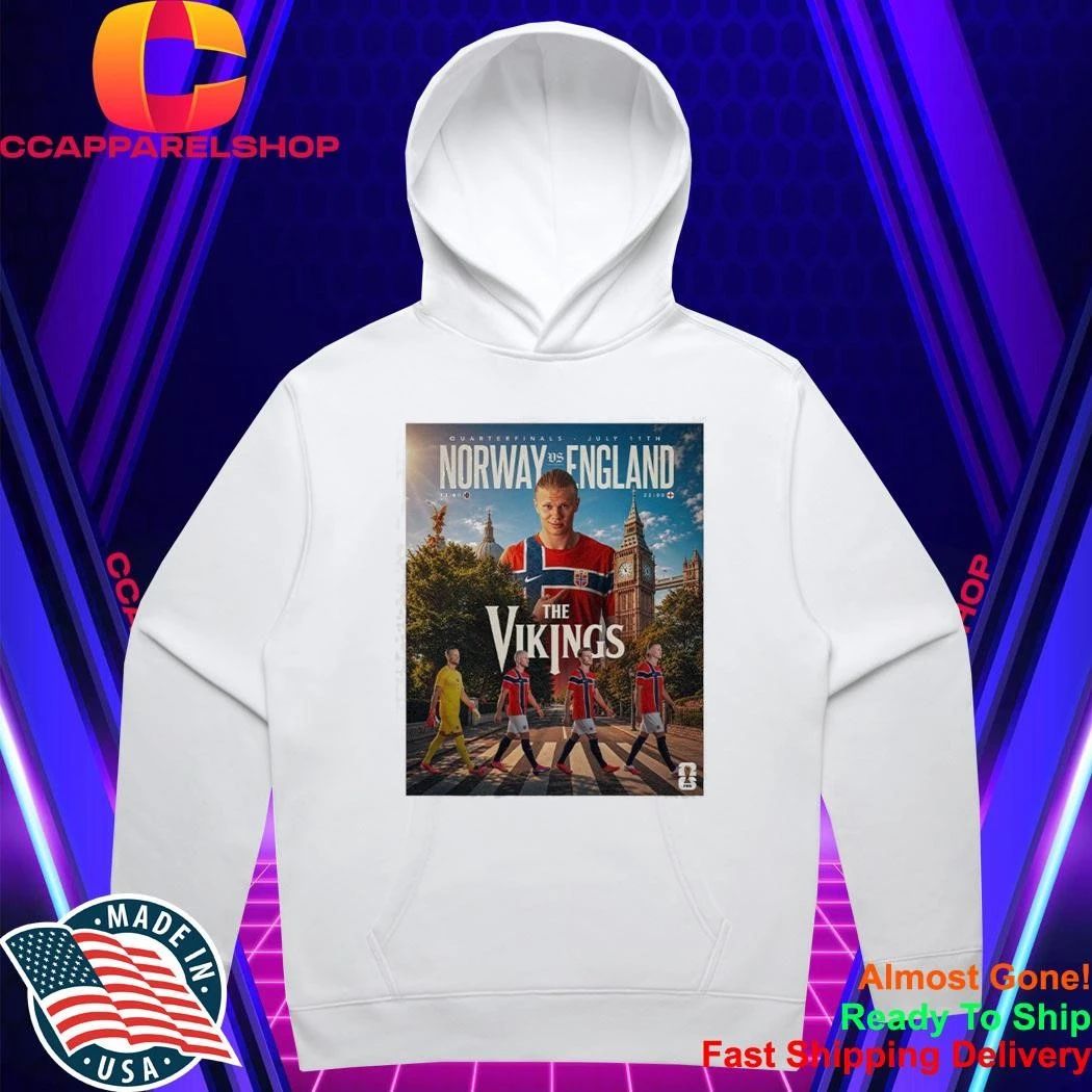 Erling Haaland Norway vs England 2026 World Cup Quarterfinals Abbey Road Shirt