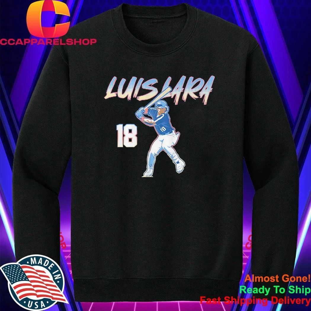 Luis Lara Slugger Swing Number 18 Shirt