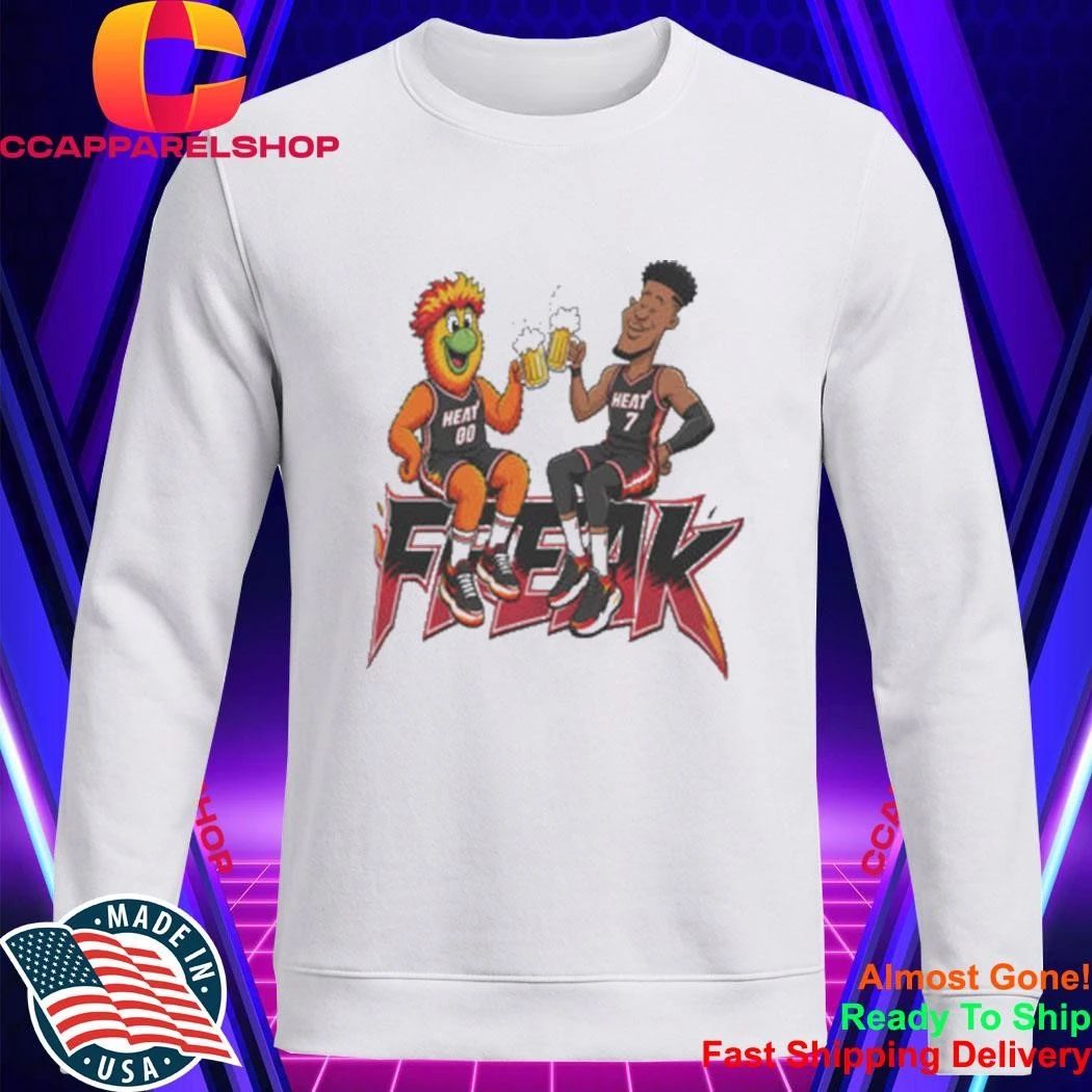 Cheers To The Freak Giannis Miami Heat Burnie Cheers Shirt
