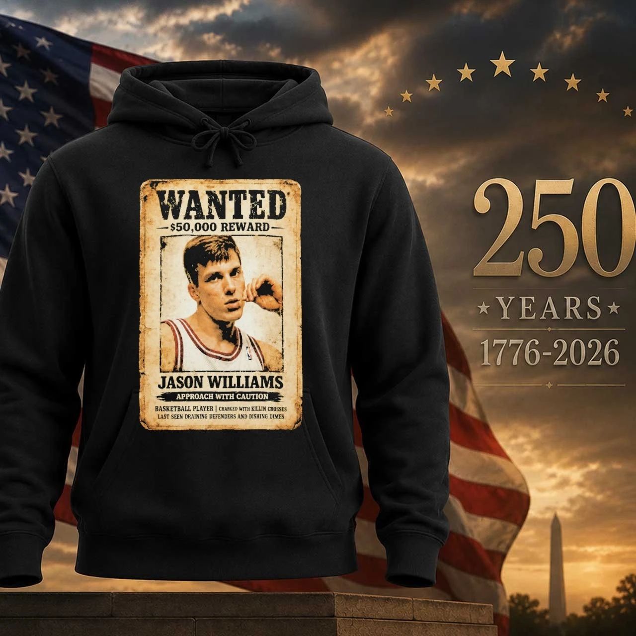 Jason Williams Wanted 50000 Reward Shirt