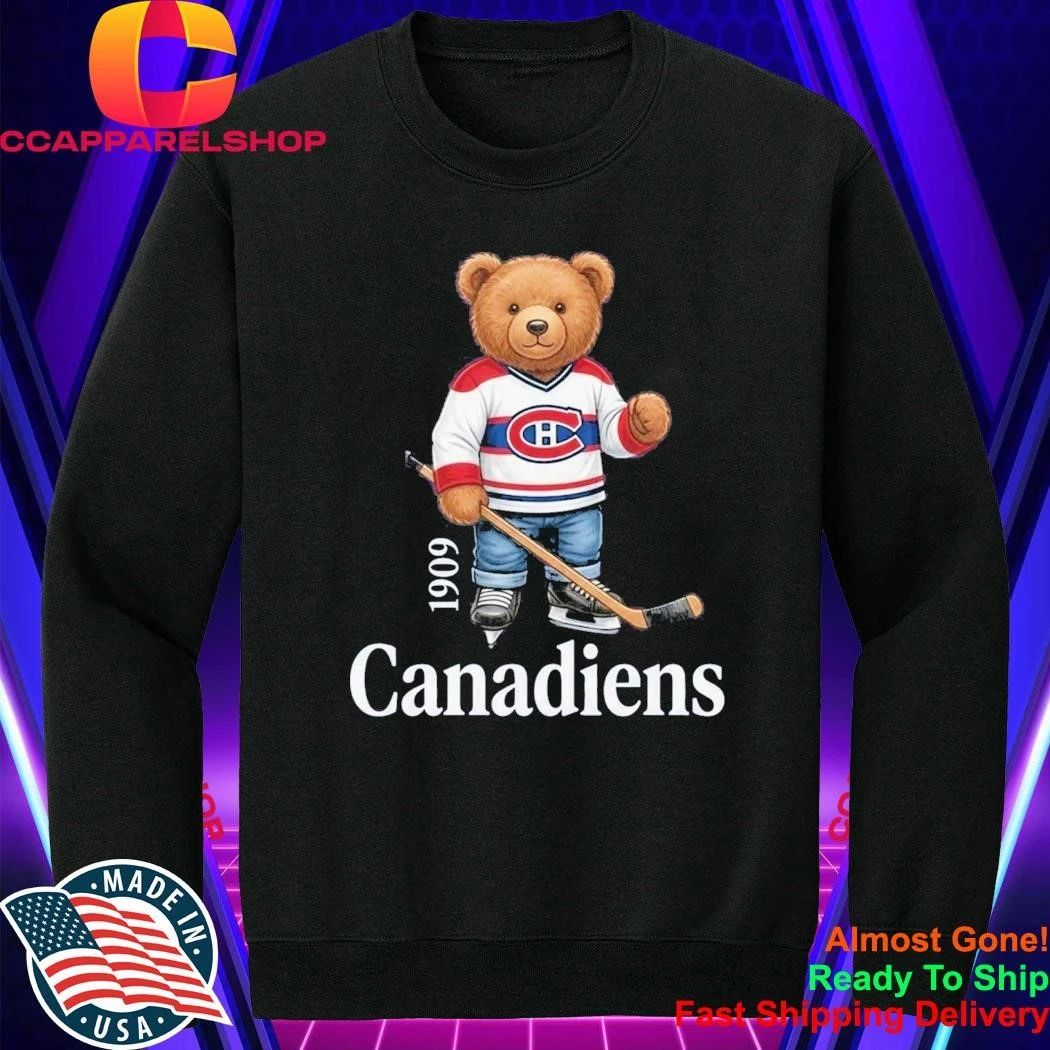 Montreal Canadiens 1909 Bear Shirt