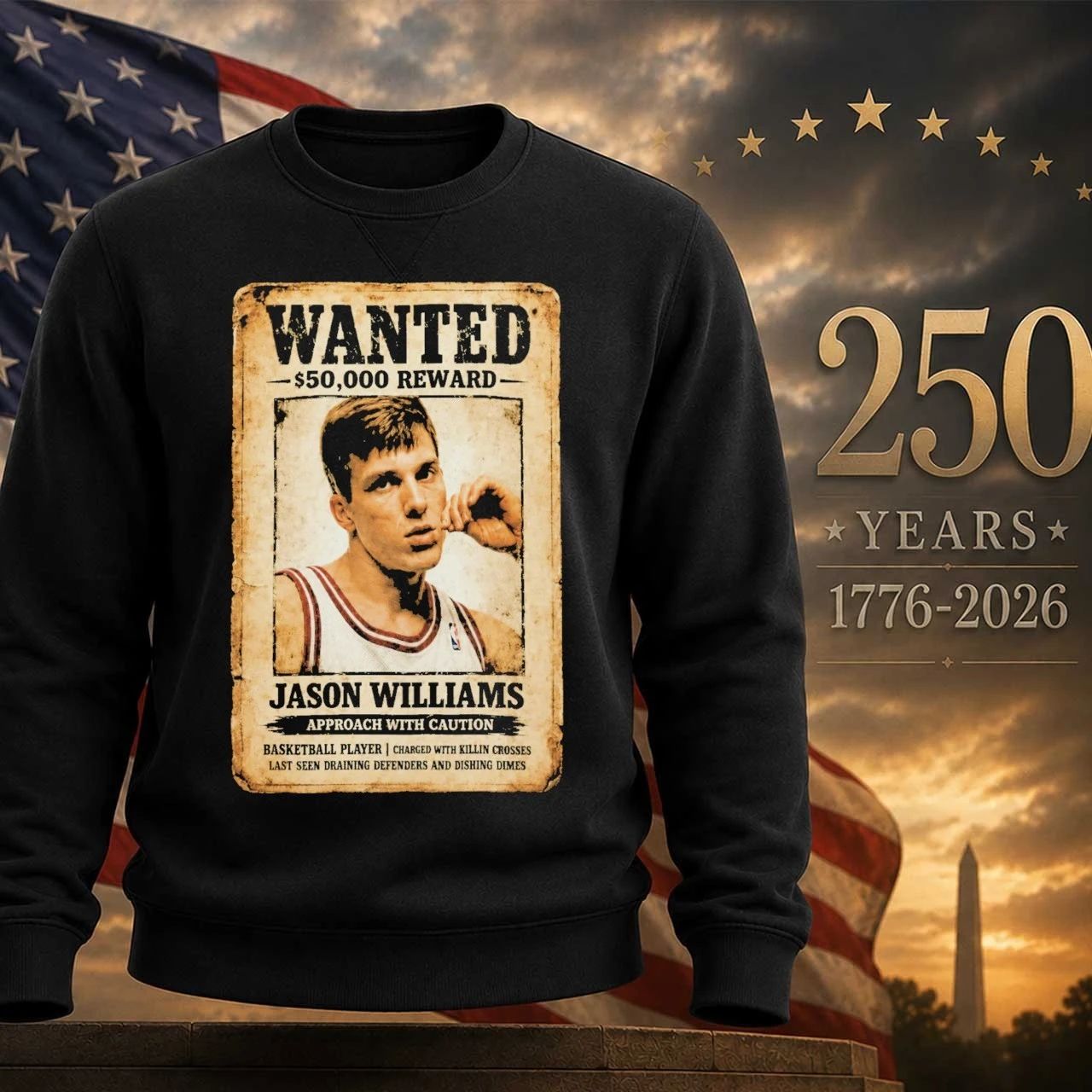 Jason Williams Wanted 50000 Reward Shirt