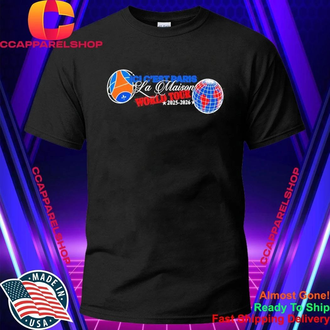 PSG Ici C’est Paris La Maison World Tour 2026 Shirt