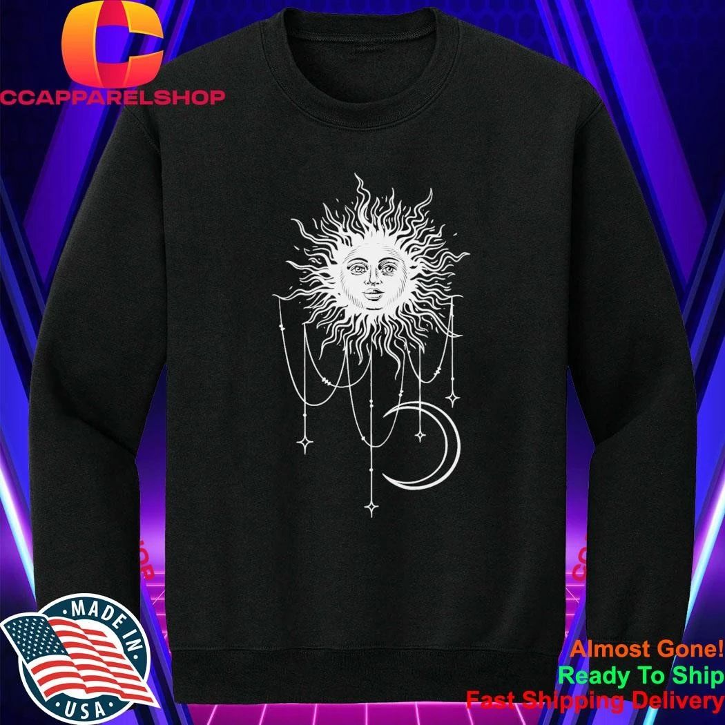 Patricia from Widow’s Bay Boho Sun and Moon Shirt