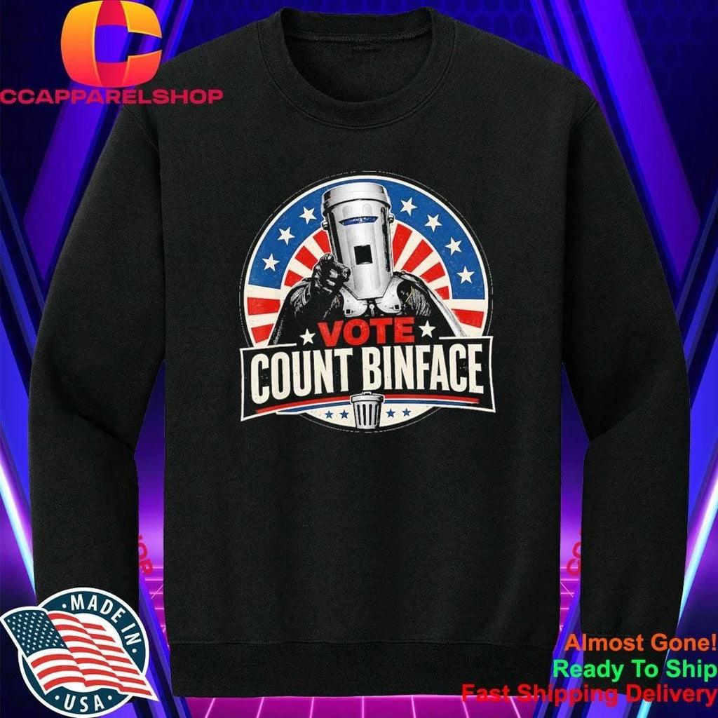 Vote Count Binface UK Politics Space Warrior Shirt