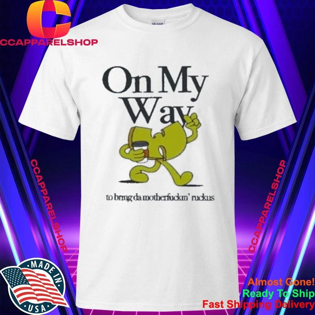 Wu Tang Clan On My Way To Bring Da Motherfuckin Ruckus Hip Hop Cartoon Graphic Shirt