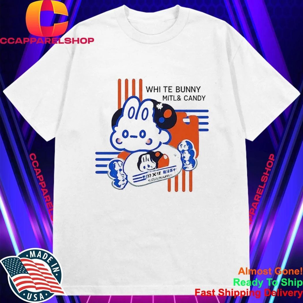 Damien Haas White Bunny Milk Candy Shirt