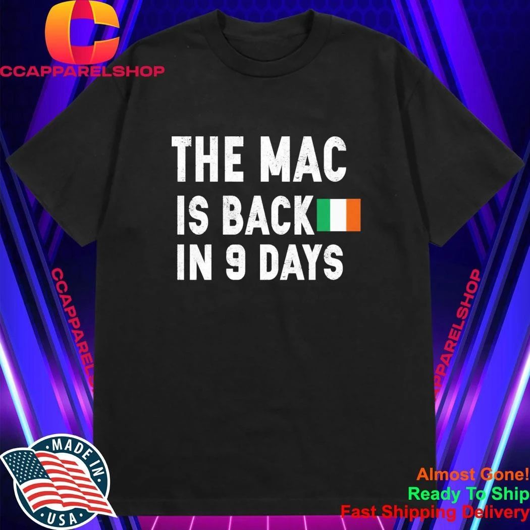 The Mac Is Back In 9 Days Shirt