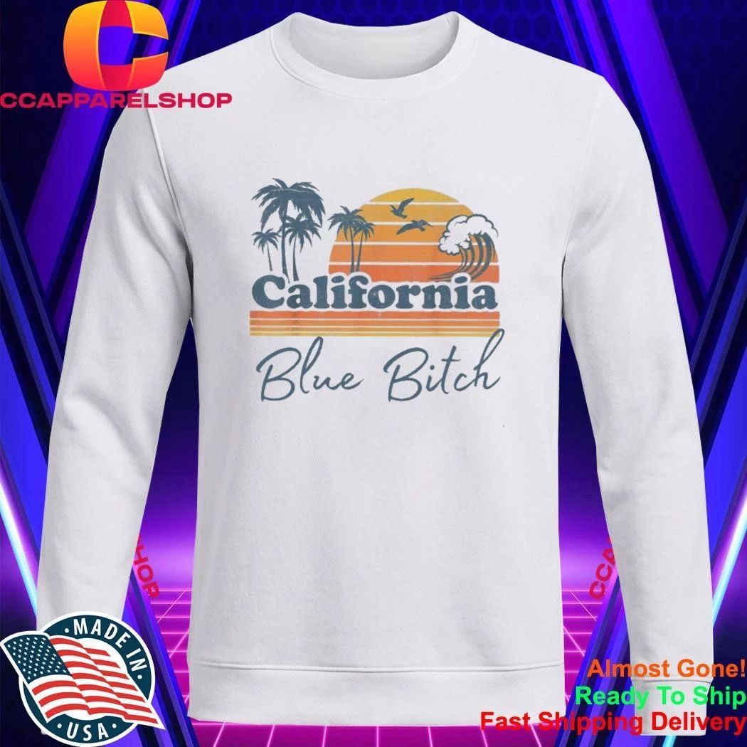 California Blue Beach Vintage Shirt