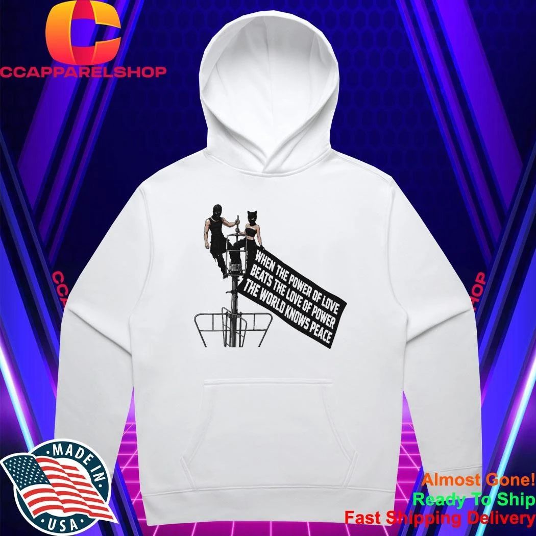 Empire State Building When The Power Of Love Beats The Love Of Power Shirt