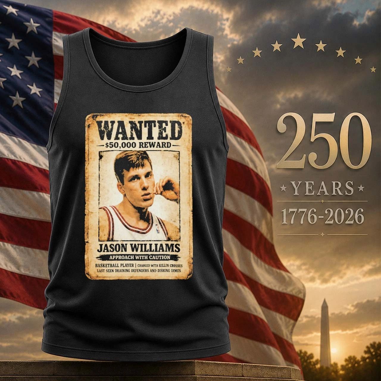 Jason Williams Wanted 50000 Reward Shirt