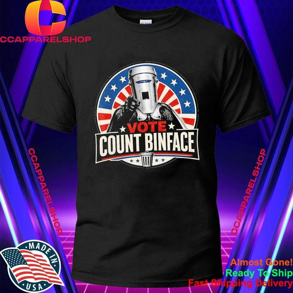 Vote Count Binface UK Politics Space Warrior Shirt