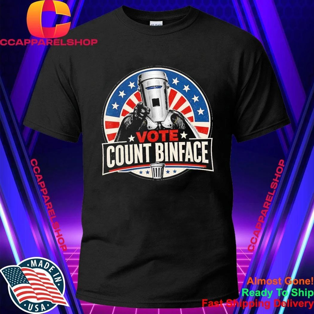 Vote Count Binface UK Politics Space Warrior Shirt