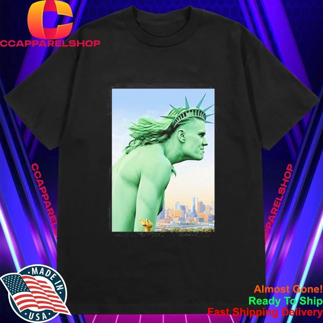 Erling Haaland Manchester City Statue of Liberty Liberty Enlightening the World meme Shirt