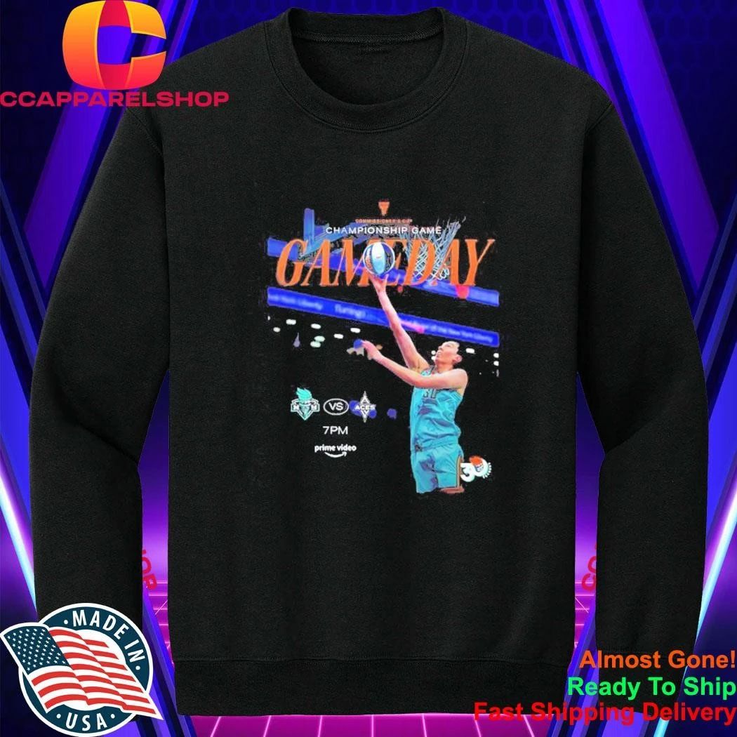 New York Liberty vs. Las Vegas Aces 2026 WNBA Commissioner’s Cup Champions Game Shirt