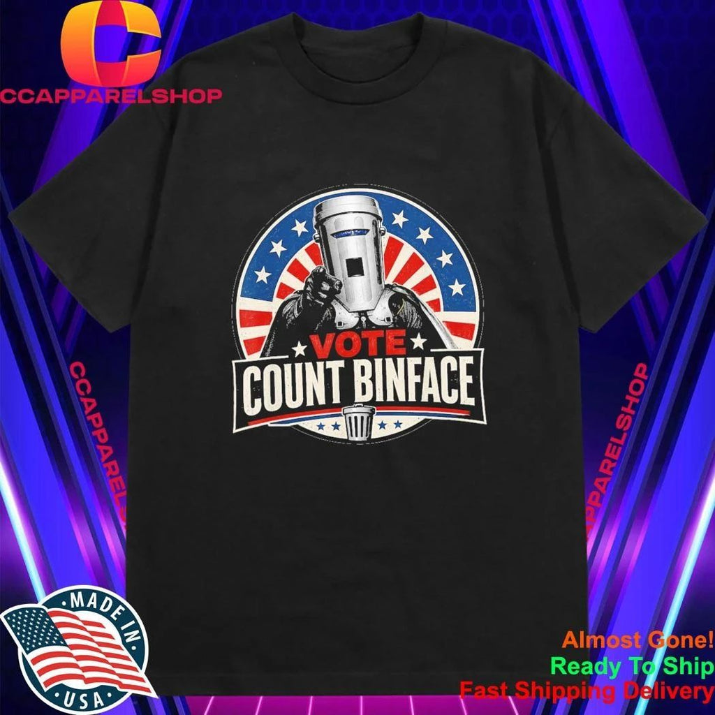 Vote Count Binface UK Politics Space Warrior Shirt